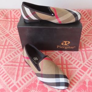 Piergitar British Handcrafted Beige Loafers, 4